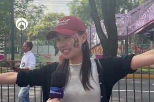 真開心~來自中國上海的女球迷坦白她對塔可餅和墨西哥醬的熱愛~